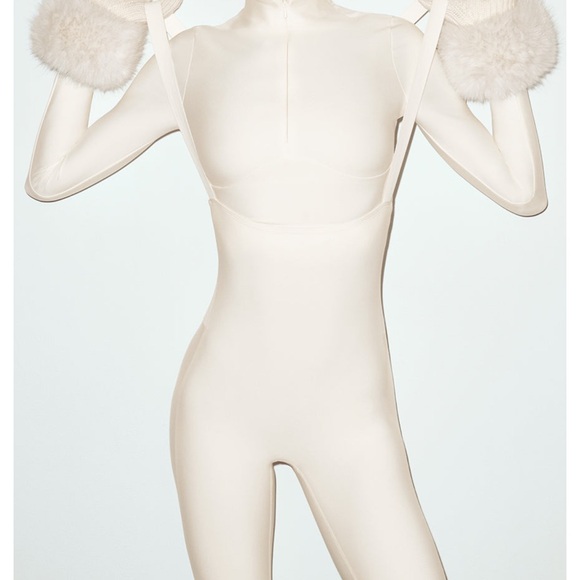 ALO white ski bib - Picture 3 of 5